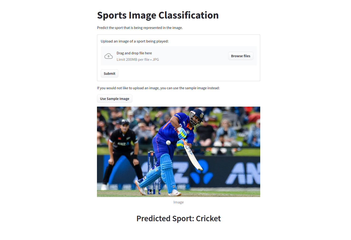 Sports Image Classification